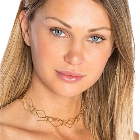 ettika Jewelry - Ettika Modern Life 18k gold plated choker